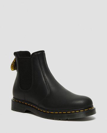 Dr Martens 2976 Warmwair Læder Ankelstøvler Dame Sort | DK 38QMA